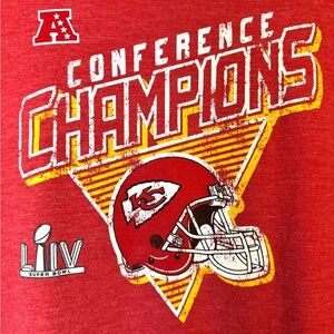 KC Chiefs LIV Conference Champions 3X Red Shirt